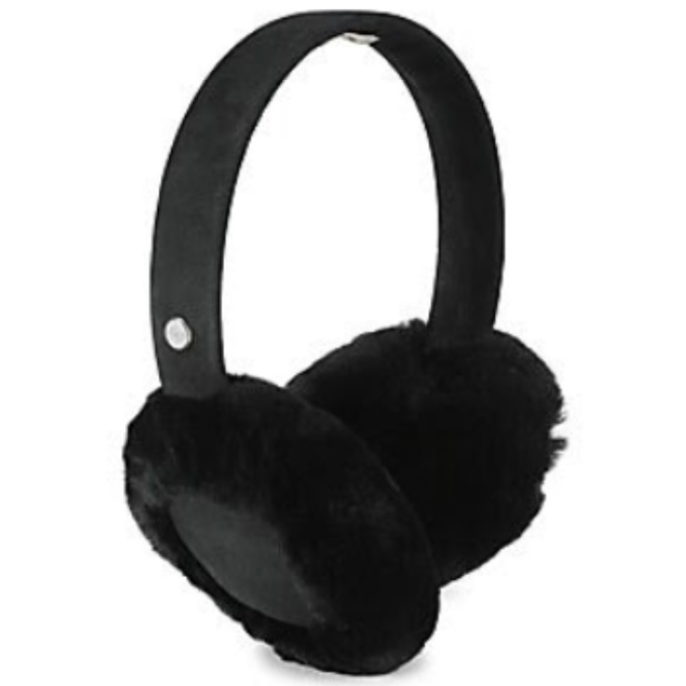 UGG Black Shearling Earmuffs